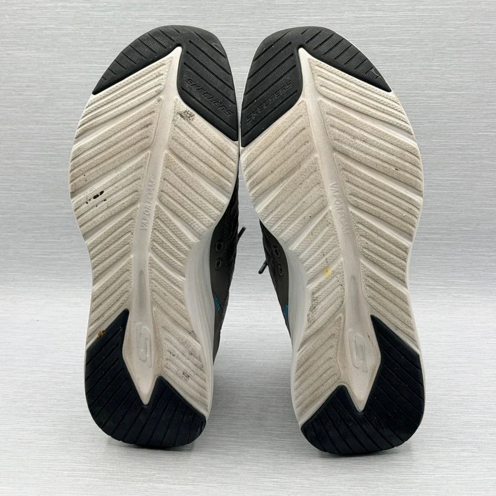 Skechers Slip Ins Men's 10.5 Shoes Grey Cozy Fit Quilted Hands Free 232619